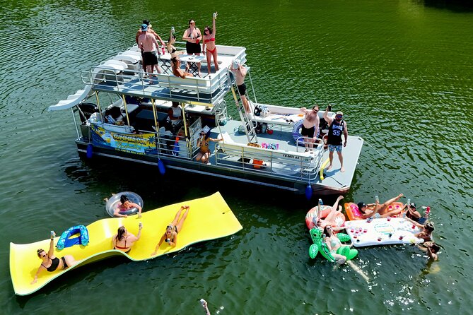 30ft Double Decker Triple Slide Party Boat with Captain up to 22 - Key things to know before you go