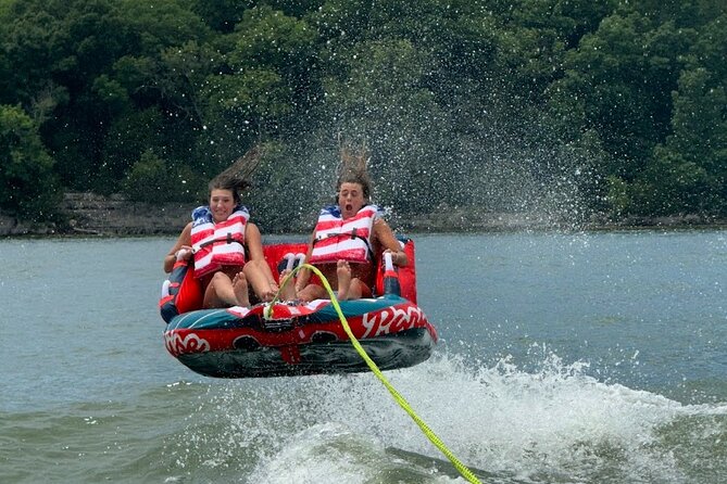 30ft Double Decker Triple Slide Party Boat with Captain up to 22 - Price and value for Nashville groups (what $1,099 really means)