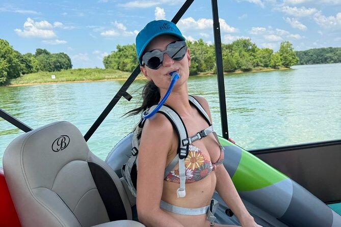 30ft Double Decker Triple Slide Party Boat with Captain up to 22 - Practical tips: what to bring for slides, tubing, and lily pad lounging