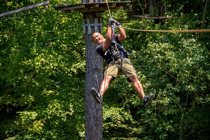 Adventure Park Ziplining and Climbing in Nashville - What you actually do up in the trees