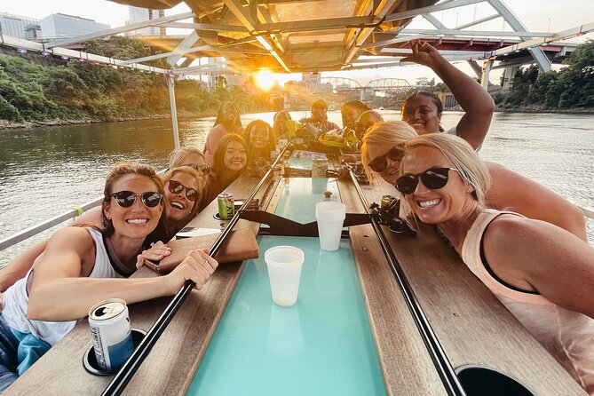 Downtown Nashville Pedal Pontoon Boat Cruise with Captain - Check-In at 2 Victory Ave: Docks Behind The Bridge Building