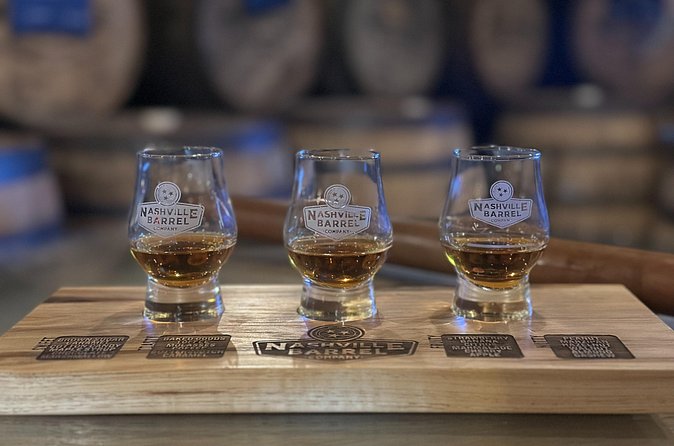 Nashville Barrel Co "Flight from the Barrel" Whiskey Tasting - How the Tasting Works When It’s Mainly Self-Guided