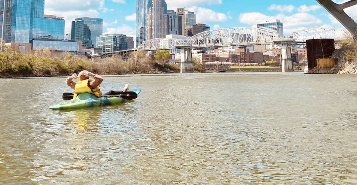 Nashville: Downtown Kayak Rental - The 90-minute paddle plan: East Bank out, skyline back