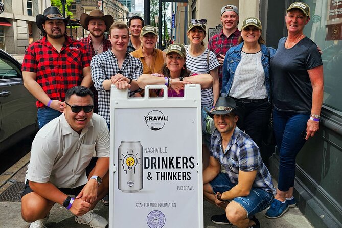 Nashville: Drinkers & Thinkers Pub Crawl - Moonshine Taste: What You Get and How to Approach It