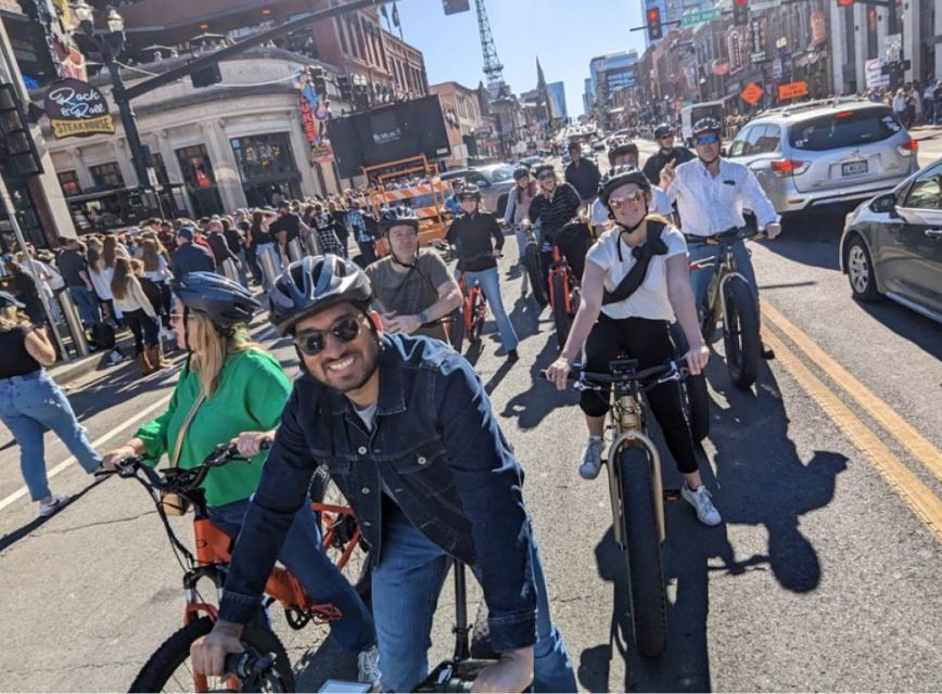 Nashville: Electric Bike 2-hour Tour - Printer’s Alley and downtown murals: where the city shows its personality