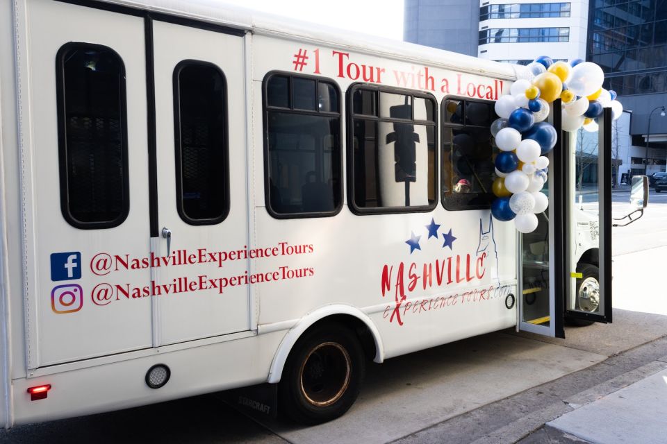 Nashville: Guided City Van Tour - Meeting at 520 Commerce St: Starting Easy, Staying Central