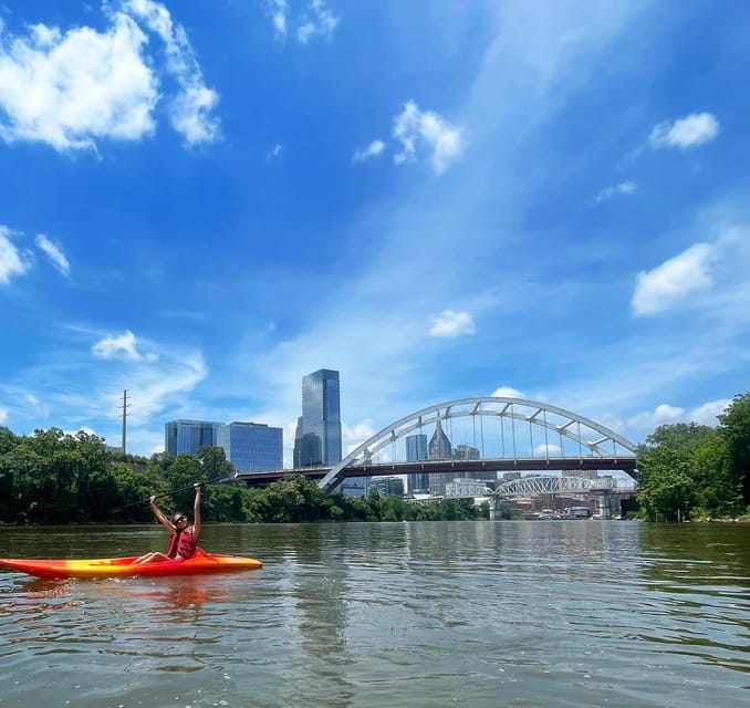 Nashville: Kayak Tour with Skyline Views - Heading Toward Downtown and Nissan Stadium Views