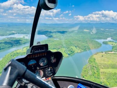 Nashville: River and Nature Tour - Cumberland River views from the air, with fall-color energy