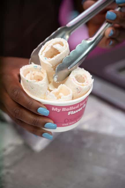 Nashville: Rolled Ice Cream Class - The cold-plate technique and the science lesson that makes it click