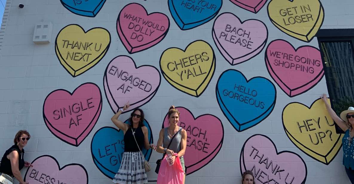 Nashville: Sip n' Shop Guided Walking Tour - The Gulch Walk: Trendy Streets and Murals for Photos