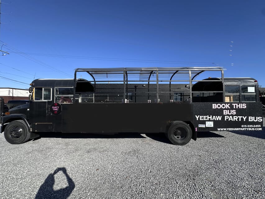 Nashville's Roofless Party Bus Tour / YeeHaw Party Bus - BYOB rules and the on-board bartender reality check