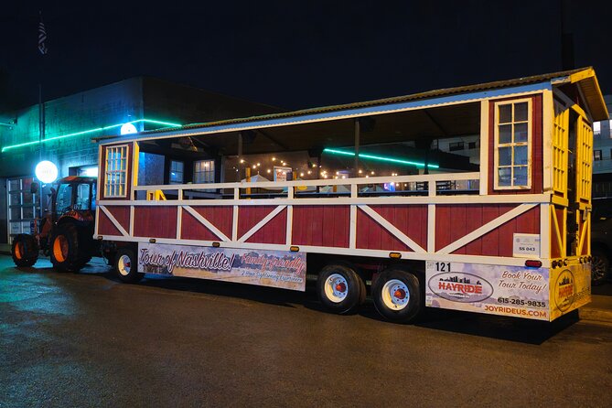 Night-Time Hayride Sightseeing Tractor Tour of Nashville - The Route: Where You Pass Key Nashville Landmarks