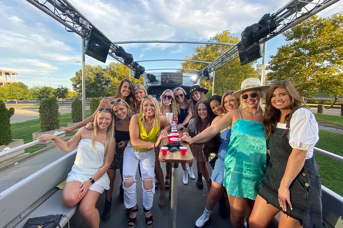 Open Air Party Bus with DJ & Bartender 21+ - Key things that make this Nashville party bus worth it