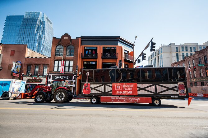 Private Downtown Nashville Party Tractor Tour 21+ Only! - Why a Nashville tractor party works (and not just because it’s silly)